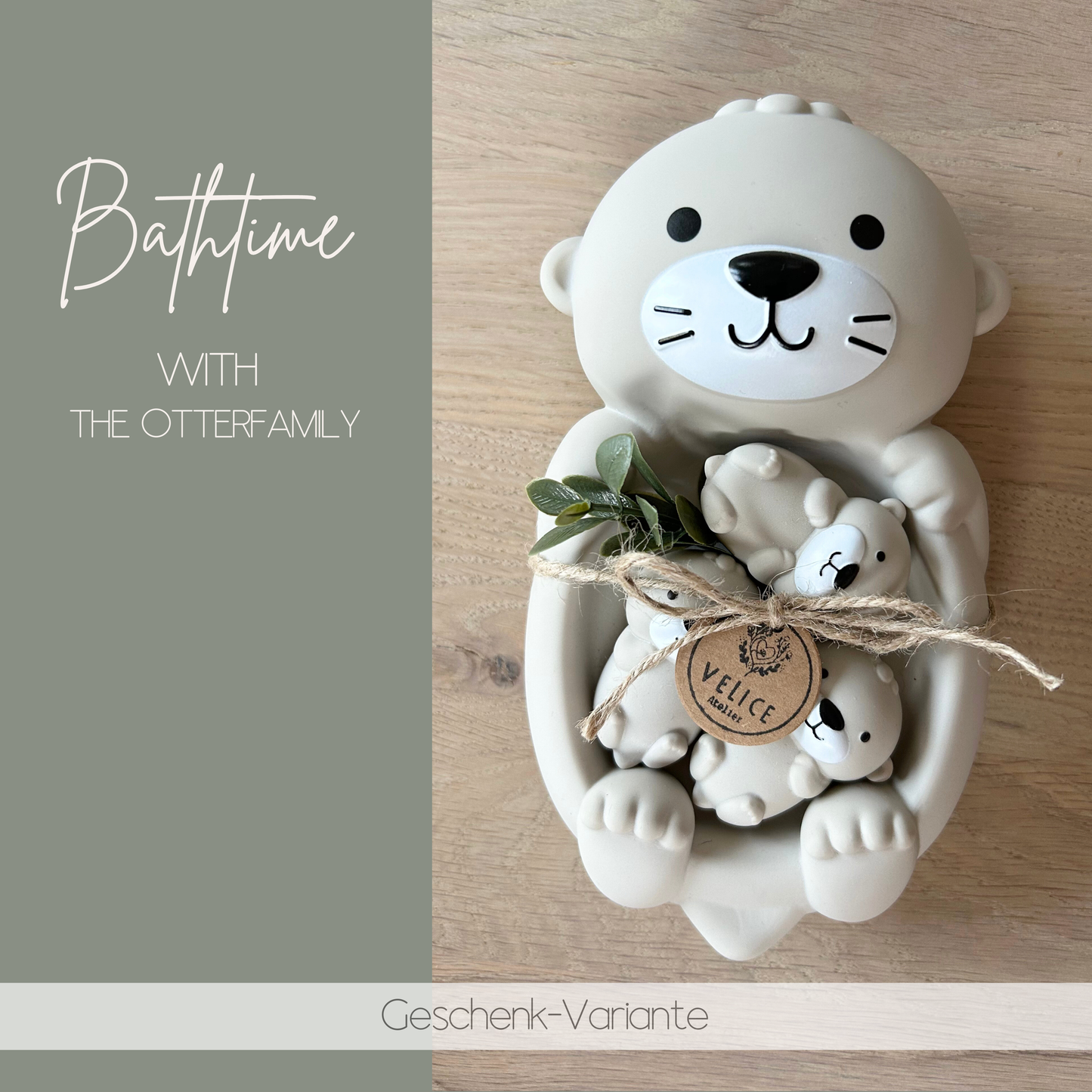 Badespielzeug - Otterfamilie