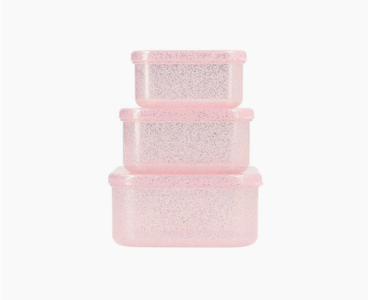 Lunchboxen I Rosa Glitter
