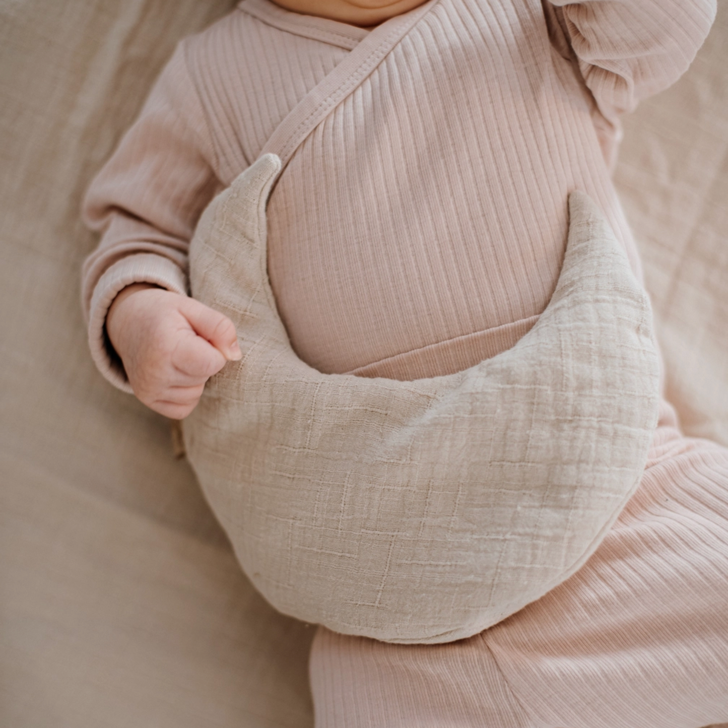 Kirschkernkissen - Halbmond