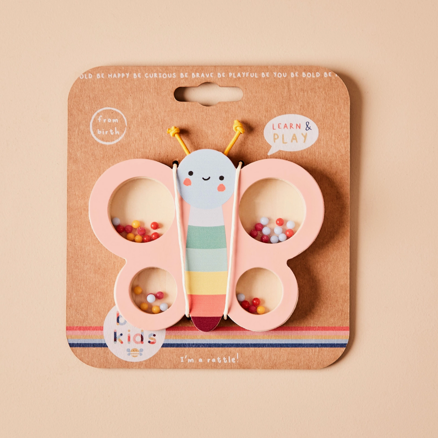 Holzschmetterlingsrassel