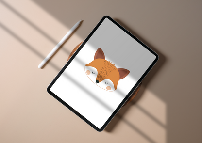 Baumwoll-Kissen I Personalisiert I Fuchs I Streifen